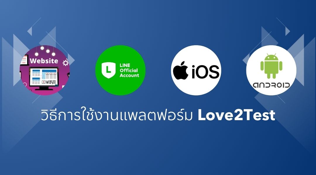 วิธีการใช้งานแพลตฟอร์ม Love2Test