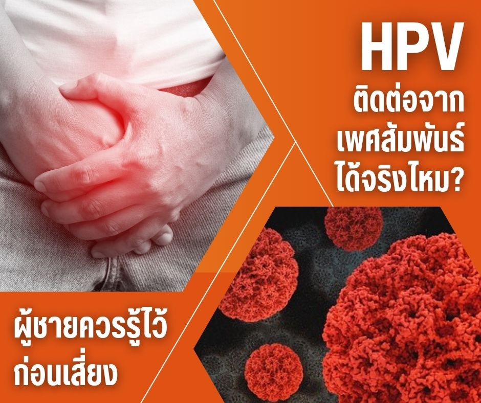 HPV ติดต่อจากเพศสัมพันธ์ได้จริงไหม? ผู้ชายควรรู้ไว้ก่อนเสี่ยง